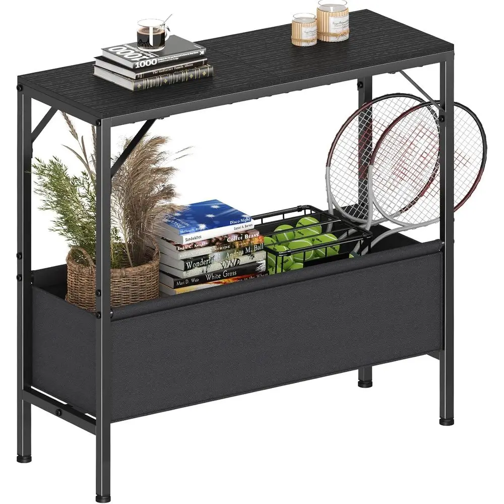 Столик-корзина для хранения, приставной столик, журнальный столик, узкий столик, демонстрационный столик для прихожей, гостиной, черный
Столик-корзина для хранения, приставной столик, журнальный столик, узкий столик, демонстрационный столик для прихожей, гостиной, черный