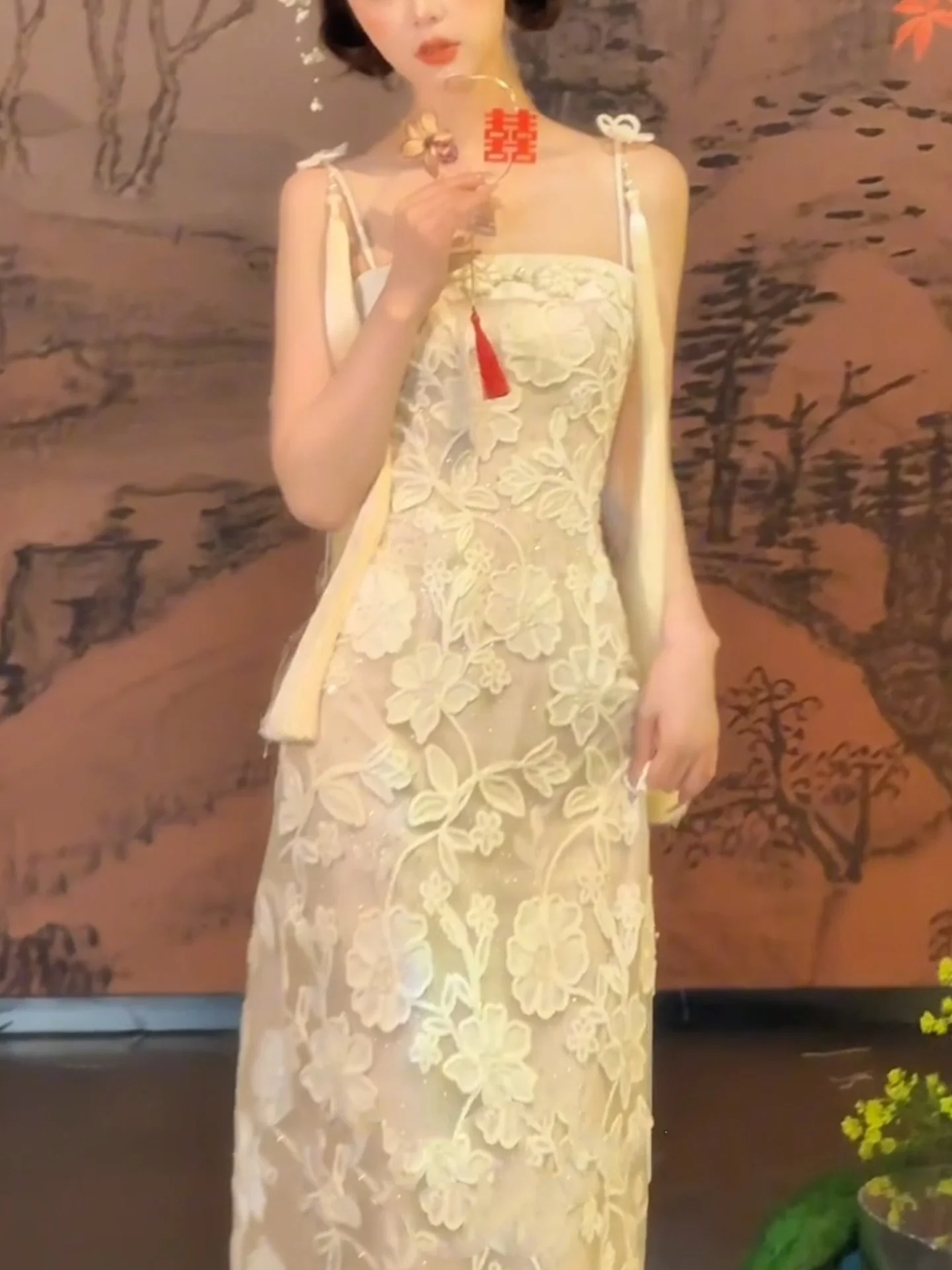 Ele Chinese Sle Wedding Dr Women's Morning Robe Lightweight Fairy T Design Engagement Dinner Suit High Waist Midi...
Ele Chinese Sle Wedding Dr Women's Morning Robe Lightweight Fairy T Design Engagement Dinner Suit High Waist Midi...