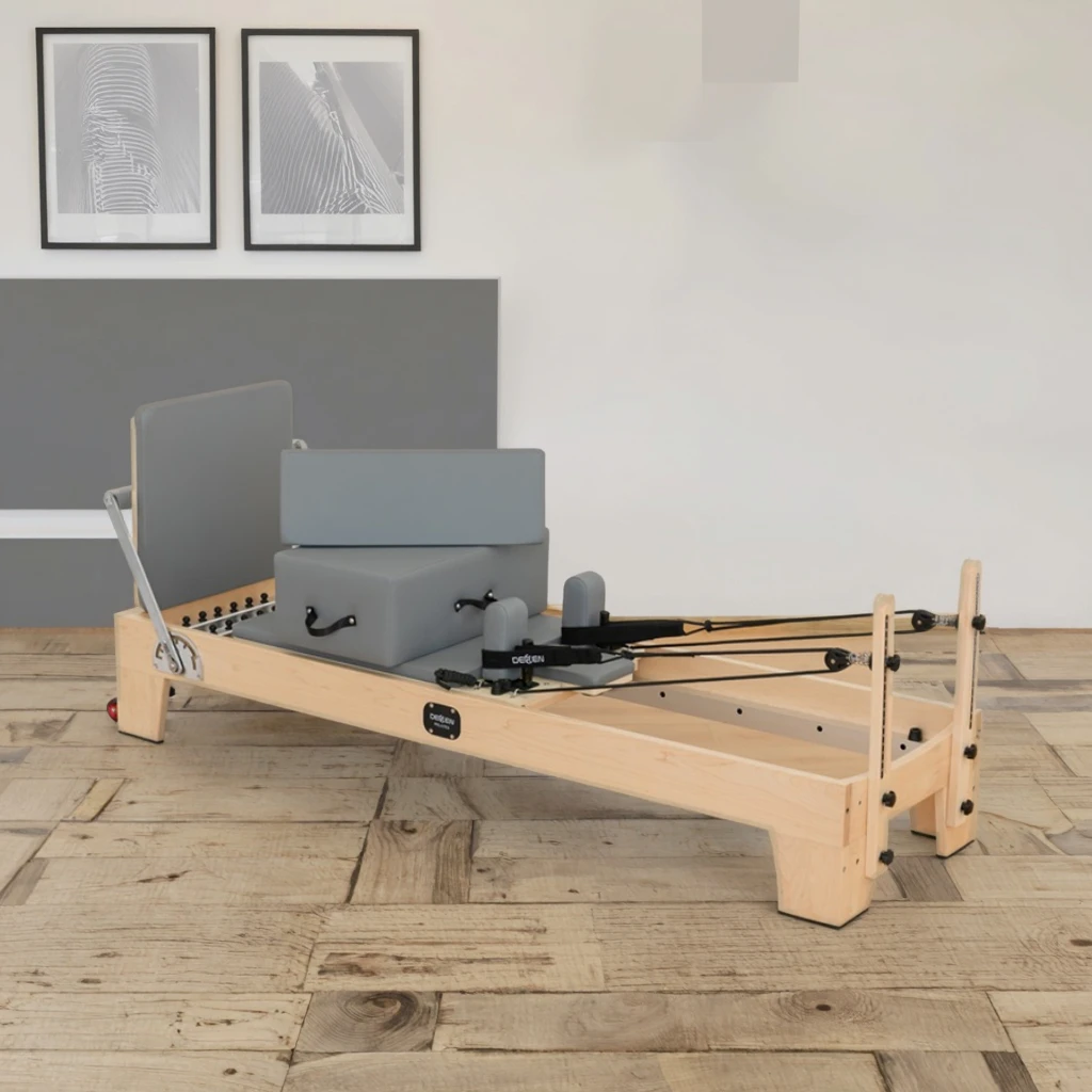 Wholesale High Grade Custom logo Maple Wood Pilates Reformer Durable Portable Eco-Friendly for Pilates Enthusiasts
Wholesale High Grade Custom logo Maple Wood Pilates Reformer Durable Portable Eco-Friendly for Pilates Enthusiasts