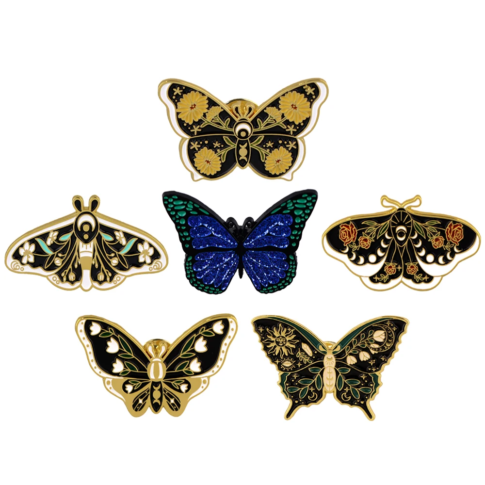 Butterfly Flower Pattern Badges Lapel Pins for Backpack Girls Women Brooch for Clothes Enamel Pins Jewelry Accessories Gifts
Butterfly Flower Pattern Badges Lapel Pins for Backpack Girls Women Brooch for Clothes Enamel Pins Jewelry Accessories Gifts