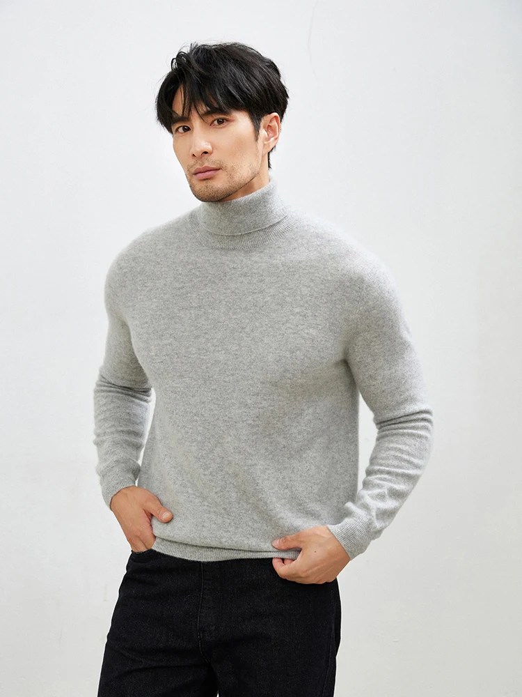 Basic Man 100% Cashmere Sweater Smart Casual Autumn Winter Men Knitwear Solid Pullover Long Sleeve Clothing Tops Thick Jumper
Basic Man 100% Cashmere Sweater Smart Casual Autumn Winter Men Knitwear Solid Pullover Long Sleeve Clothing Tops Thick Jumper