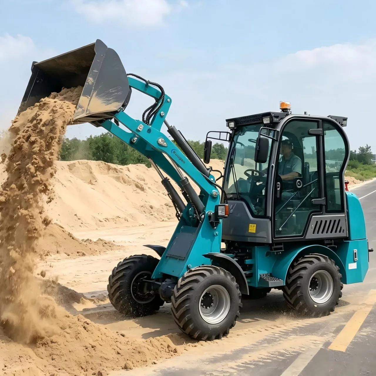 Small Mini Skid Steer Loader 0.8 Ton Low Noise Warehouse Material Handling Industrial Wheel Loader for Road Construction Work
Small Mini Skid Steer Loader 0.8 Ton Low Noise Warehouse Material Handling Industrial Wheel Loader for Road Construction Work