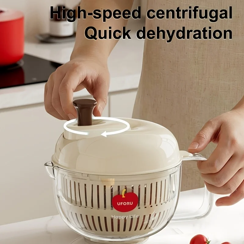 Apple Shaped Bpa Free Salad Spinner Detachable Double Layer Colander Handle Veg Fruit Wash Drain Basket Kitchen Gadget
Apple Shaped Bpa Free Salad Spinner Detachable Double Layer Colander Handle Veg Fruit Wash Drain Basket Kitchen Gadget