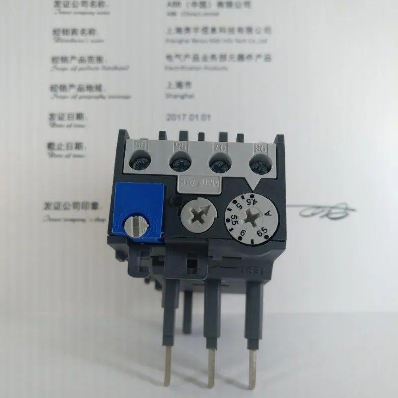 Детали для реле тепловой перегрузки ABB TA25DU-6.5M Регулируемый ток 4,5-6
Детали для реле тепловой перегрузки ABB TA25DU-6.5M Регулируемый ток 4,5-6