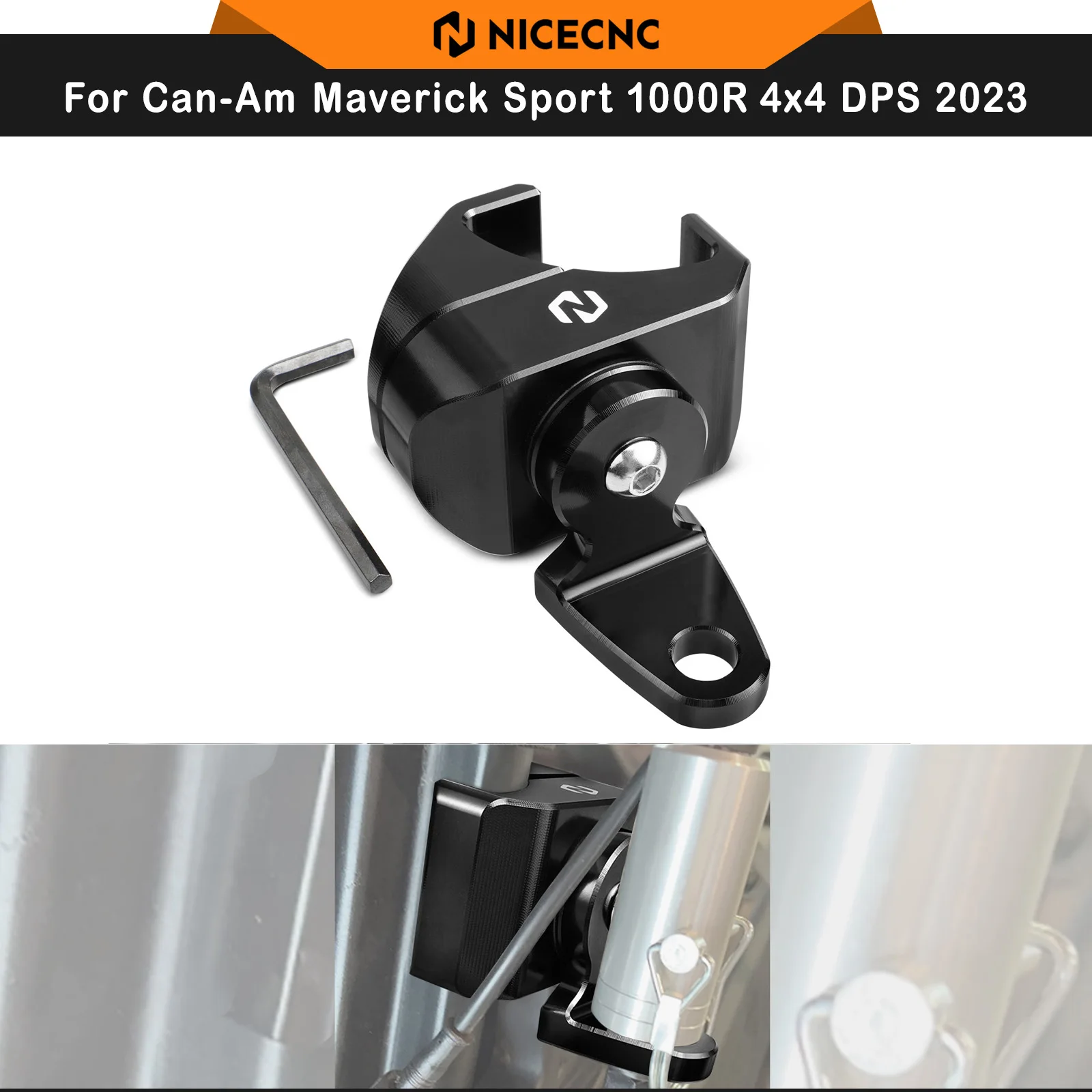 NICECNC Whip Light Mount for Polaris Ranger General For Can am Defender Outlander Commander 2021+ Maverick Trail Sport Aluminum
NICECNC Whip Light Mount for Polaris Ranger General For Can am Defender Outlander Commander 2021+ Maverick Trail Sport Aluminum