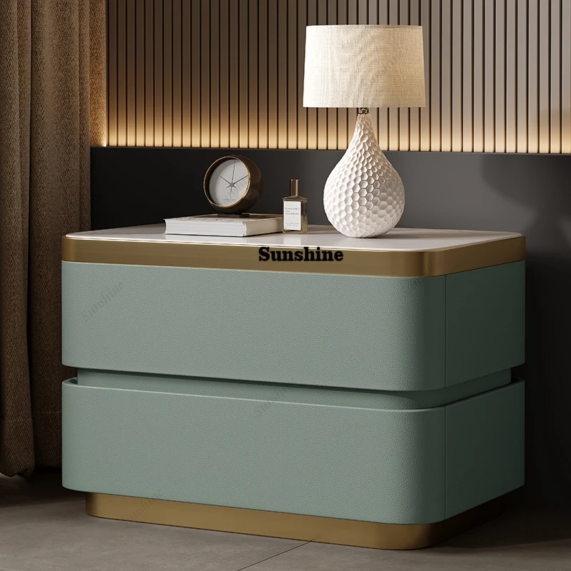 Style Modern Bedside Table Glamour Aesthetic Light Luxury Nightstand Drawers Storage Simple Mesa De Noche Bedroom Furniture
Style Modern Bedside Table Glamour Aesthetic Light Luxury Nightstand Drawers Storage Simple Mesa De Noche Bedroom Furniture