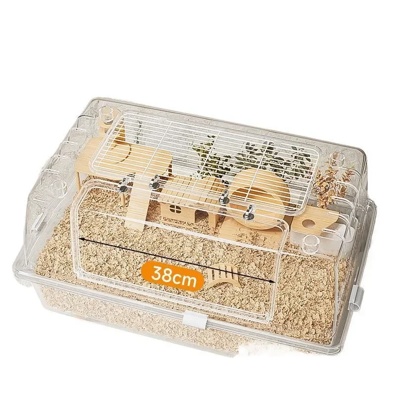 Hamster cage transparent luxury space 60 acrylic large feeding box
Hamster cage transparent luxury space 60 acrylic large feeding box