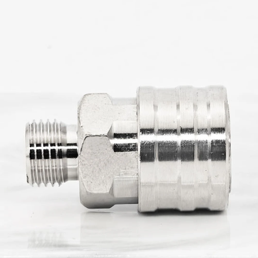 Быстроразъемное соединение для мойки высокого давления из нержавеющей стали, резьба 1/4, наружная резьба 1/4, внутреннее отверстие 12 мм
Быстроразъемное соединение для мойки высокого давления из нержавеющей стали, резьба 1/4, наружная резьба 1/4, внутреннее отверстие 12 мм