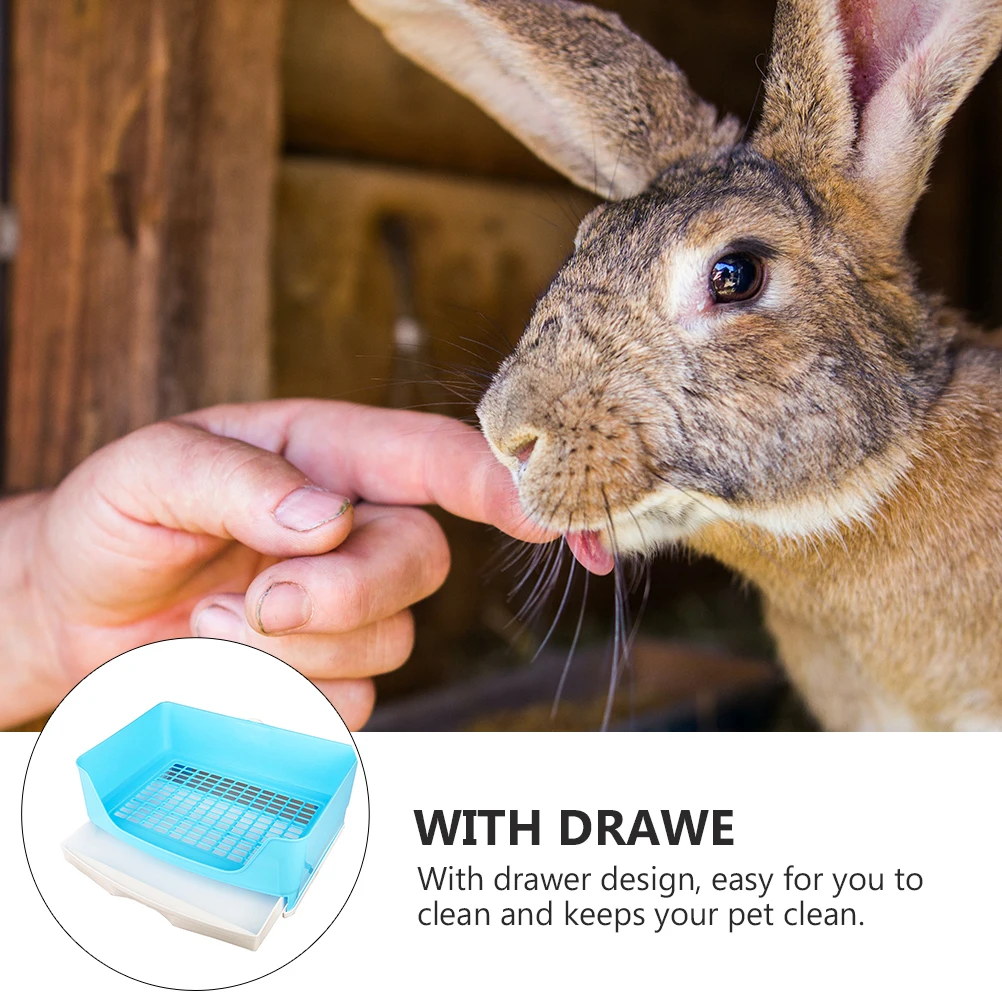 Rabbit Drawer Toilet Bunny Litter Oversized Guinea Pig Accessories Plastic R om Color Non Tip Durable Compact Portable Pet
Rabbit Drawer Toilet Bunny Litter Oversized Guinea Pig Accessories Plastic R om Color Non Tip Durable Compact Portable Pet