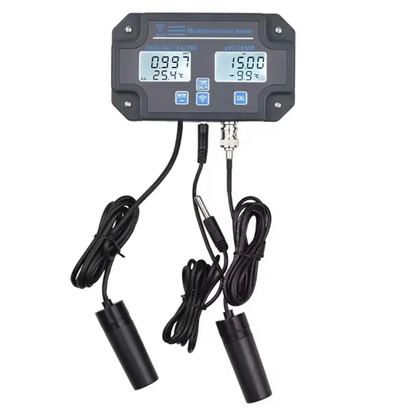[NEW!A93G】 Water Analyzer Digital Display PH/TDS Temperature EC Acidity Salinity Meter For APP Smart Online Remote Monitoring EU
[NEW!A93G】 Water Analyzer Digital Display PH/TDS Temperature EC Acidity Salinity Meter For APP Smart Online Remote Monitoring EU