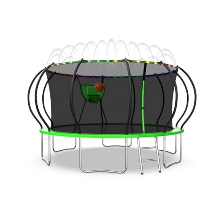 Outdoor rebounder system for backyard use heavy-duty polypropylene mat in black upgraded 1500LBS capacity with basketball hoop
Outdoor rebounder system for backyard use heavy-duty polypropylene mat in black upgraded 1500LBS capacity with basketball hoop