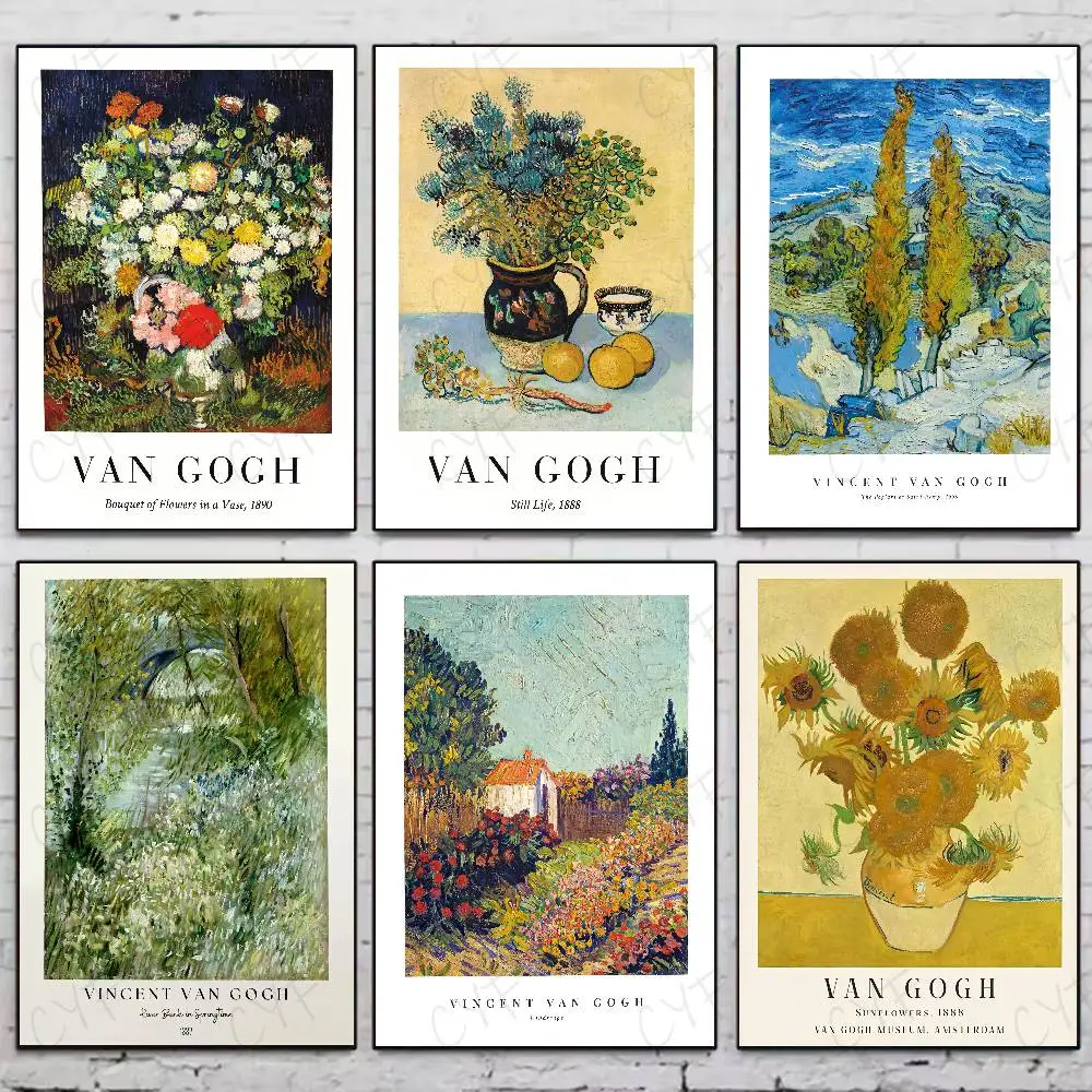 Vincent Van Gogh Oil Fashion Poster Home Living Bed Room Bar Hallway Sticky Wall Art Printing Waterproof Aesthetic Decor
Vincent Van Gogh Oil Fashion Poster Home Living Bed Room Bar Hallway Sticky Wall Art Printing Waterproof Aesthetic Decor
