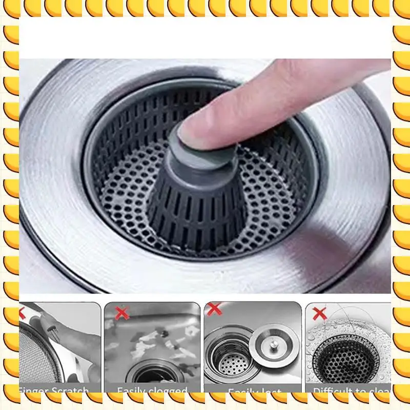 BAAU 1 Piece Stainless Steel Sink Aid Kitchen Sink Odor Filter Popup Kitchen Sink Stopper Strainer
BAAU 1 Piece Stainless Steel Sink Aid Kitchen Sink Odor Filter Popup Kitchen Sink Stopper Strainer