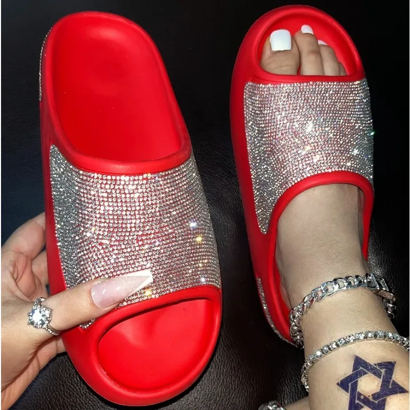 2024 Summer New Fashion Women's Diamond Fine Flash Platform Slippers
2024 Summer New Fashion Women's Diamond Fine Flash Platform Slippers