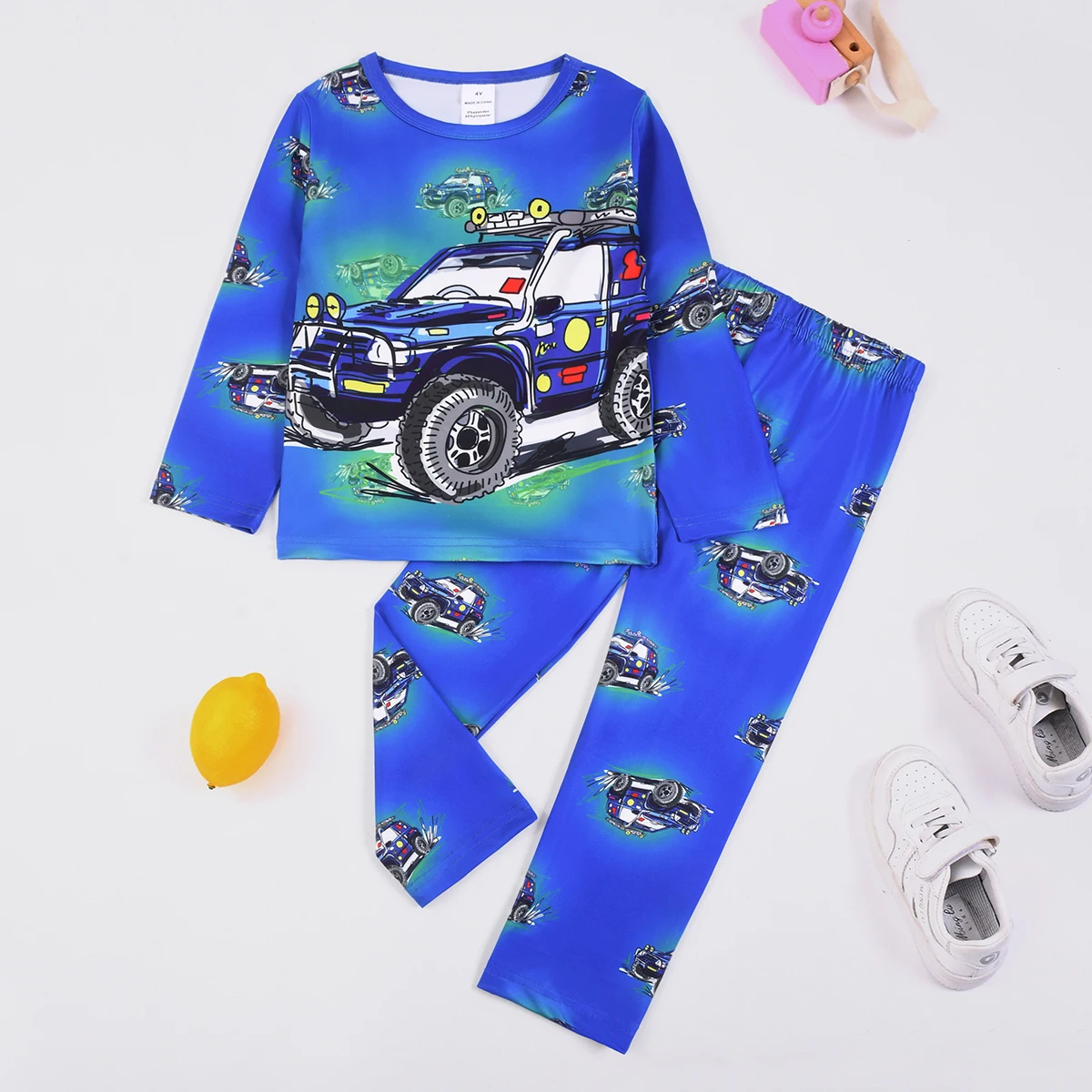 Milk Silk Cartoon Mountain Car Boy long-sleeved and long Pants pajama set, suitable for boys aged 3 to 8
Milk Silk Cartoon Mountain Car Boy long-sleeved and long Pants pajama set, suitable for boys aged 3 to 8