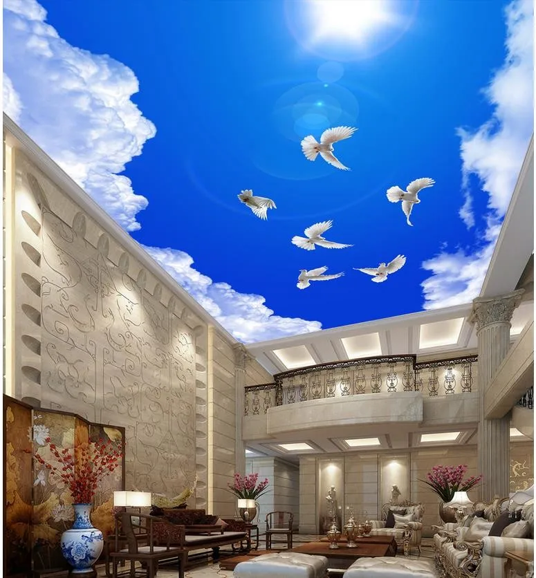 Wall Painting Art For Living Room Sofa Backdrop Wall Paper Home Decor blue sky ceilings
Wall Painting Art For Living Room Sofa Backdrop Wall Paper Home Decor blue sky ceilings