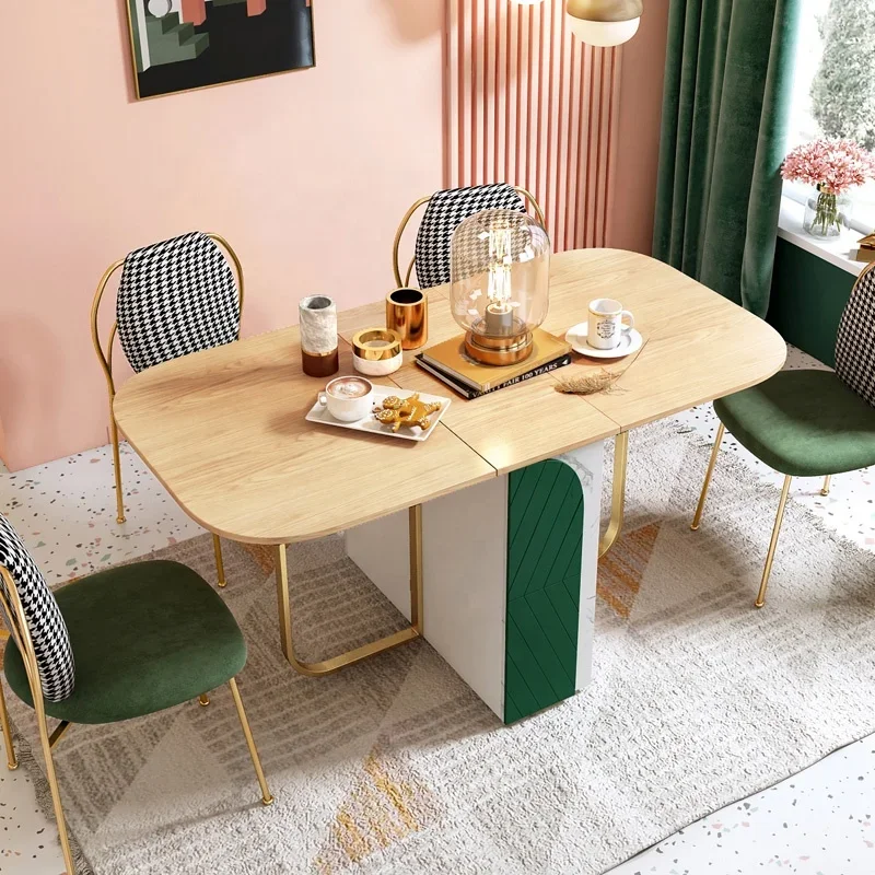 Dining Room Furniture Foldable Storage Table Modern Wood Space Saving Dining Table high quality
Dining Room Furniture Foldable Storage Table Modern Wood Space Saving Dining Table high quality
