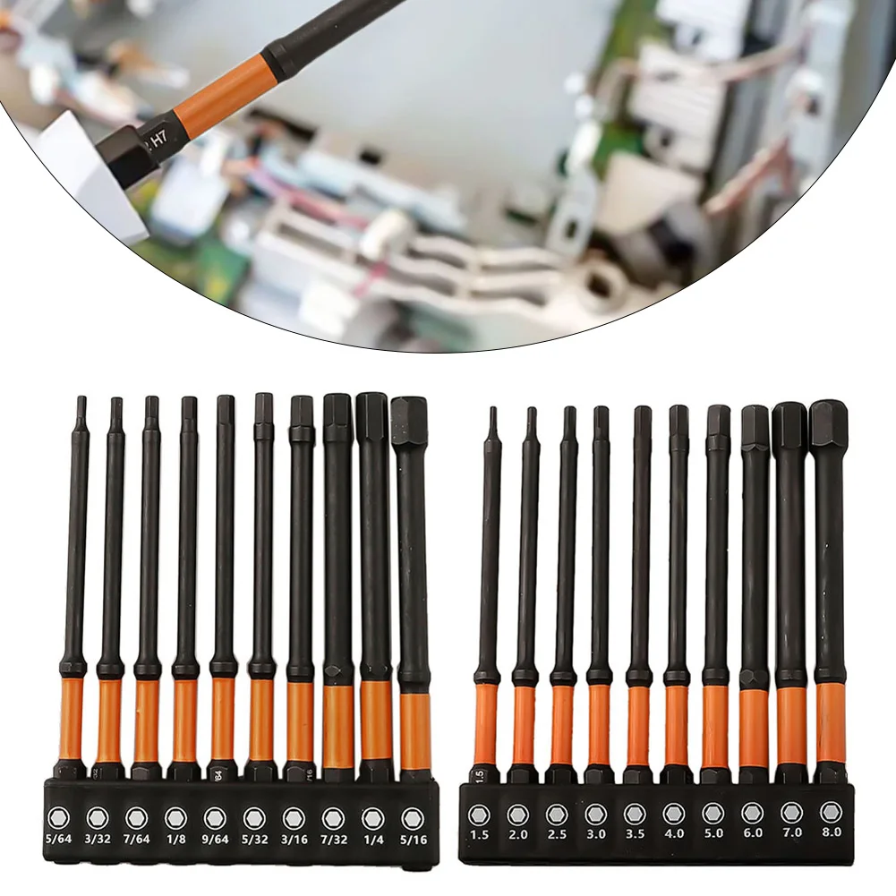 20pcs For Impact Hex Screwdriver Bit Set Metric SAE 1/4 Inch With Magnetis 100mm Hand Tool For Better Reach In Tight Spaces
20pcs For Impact Hex Screwdriver Bit Set Metric SAE 1/4 Inch With Magnetis 100mm Hand Tool For Better Reach In Tight Spaces