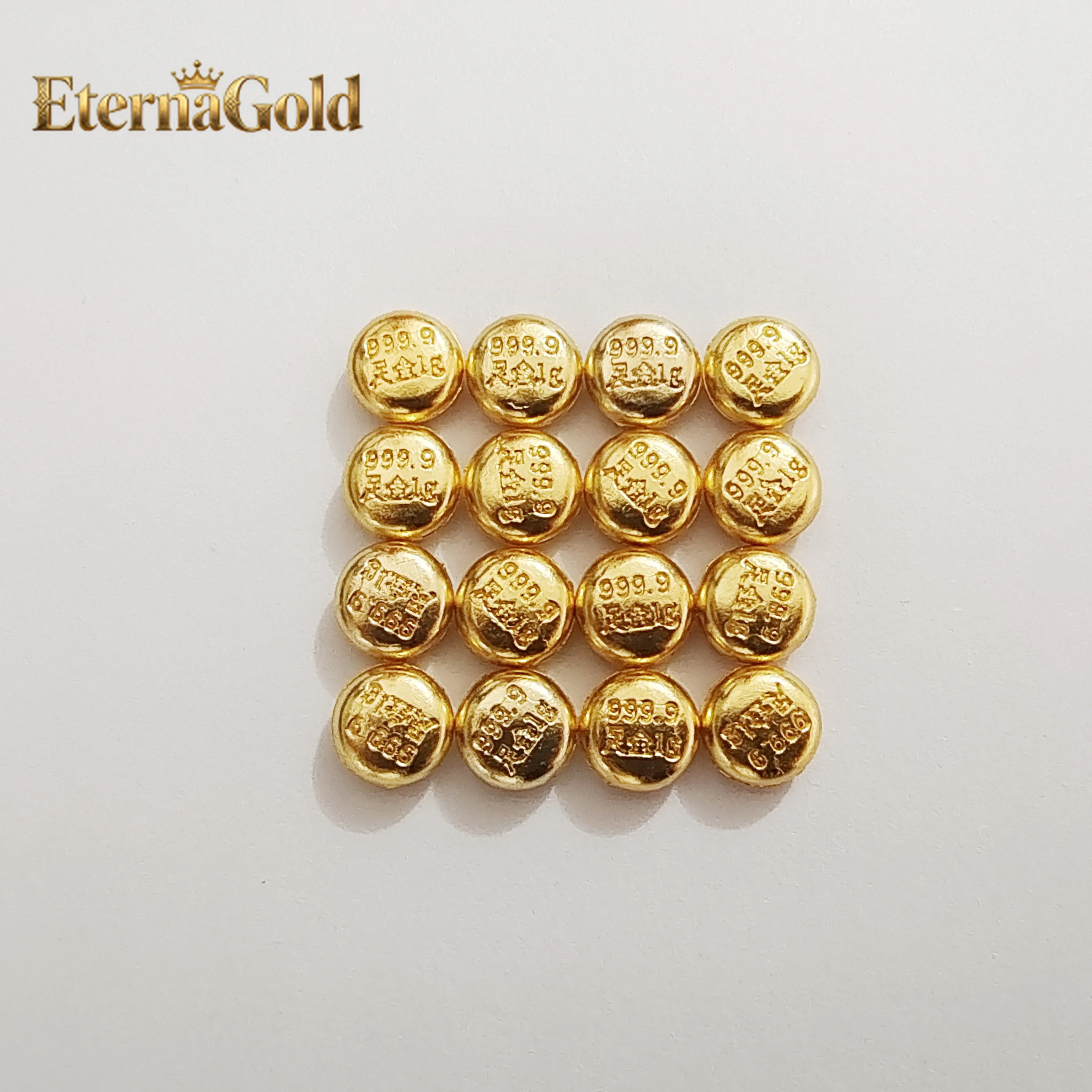 EternaGold 100% 24k pure gold beans fine gold balls 999 real gold beads 1g
EternaGold 100% 24k pure gold beans fine gold balls 999 real gold beads 1g