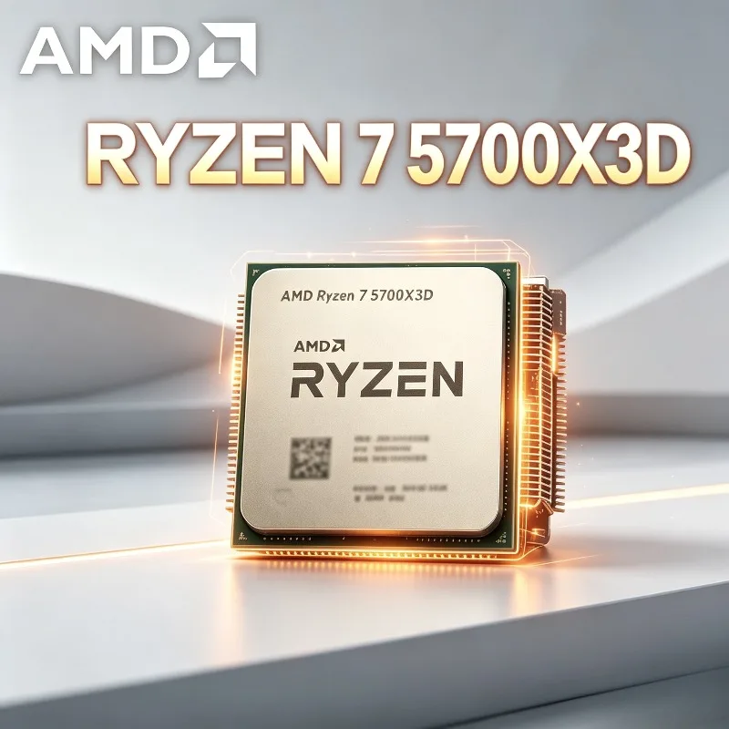 Ryzen 7 5700X3D AMD Ryzen 5000 Series 8-Cores 16-Threads 3 GHz Base 4.1 GHz Boost 105W AM4 DDR4 Bulk CPU for X570/B550 Chipsets
Ryzen 7 5700X3D AMD Ryzen 5000 Series 8-Cores 16-Threads 3 GHz Base 4.1 GHz Boost 105W AM4 DDR4 Bulk CPU for X570/B550 Chipsets