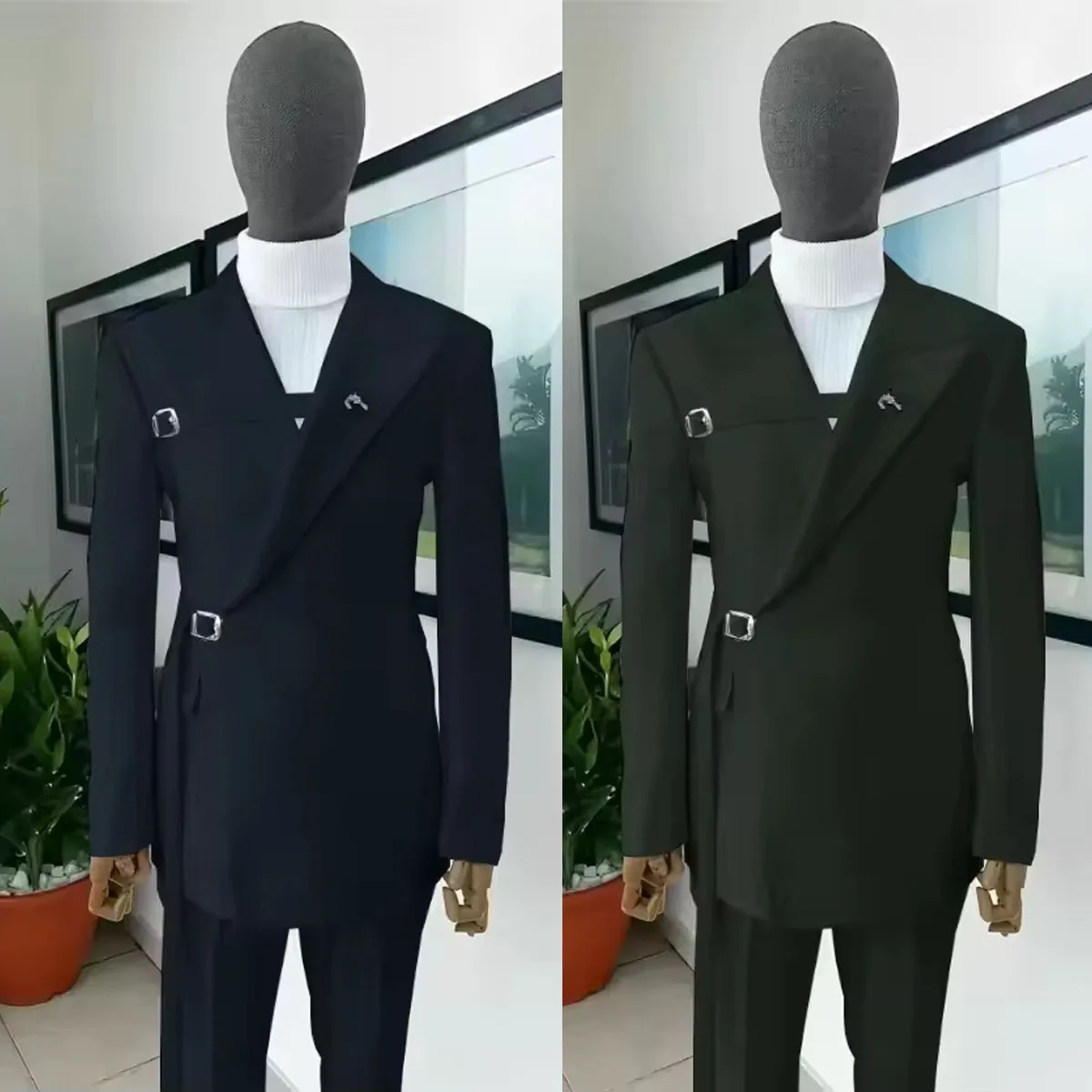 2025 New Men's Suit Formal Party Wedding Customized Tuxedo Blazer Elegant Men's Suit 2 Piece Jacket Pants Dress for Men Hot Sale
2025 New Men's Suit Formal Party Wedding Customized Tuxedo Blazer Elegant Men's Suit 2 Piece Jacket Pants Dress for Men Hot Sale