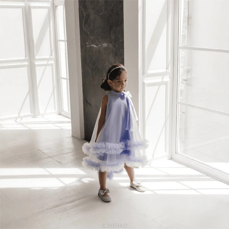 Lovely Purple Tulle Fluffy Sleeveless Flower Girl Dress for LIttle Girls Wedding Birthday Banquet Party Evening Ball Dresses
Lovely Purple Tulle Fluffy Sleeveless Flower Girl Dress for LIttle Girls Wedding Birthday Banquet Party Evening Ball Dresses