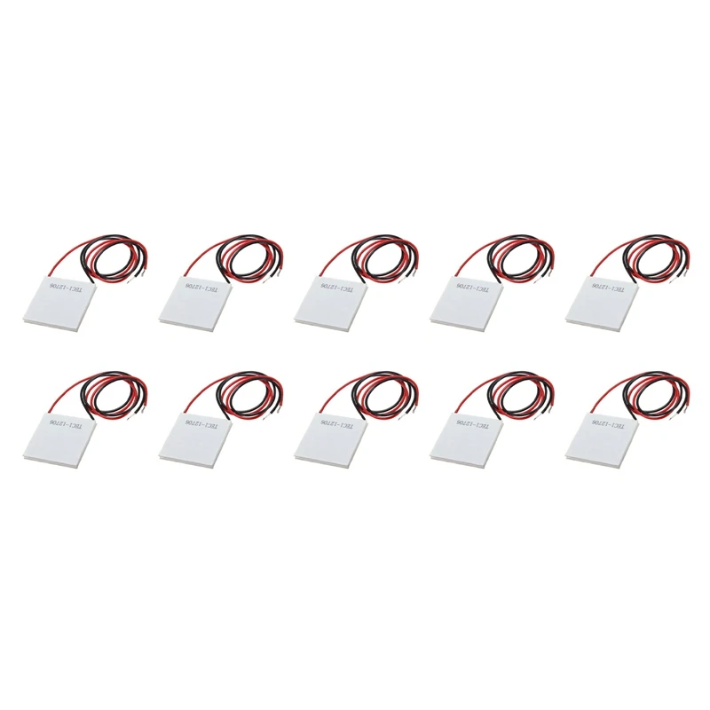 Y43A-10X 12V 5.8A 65W TEC1-12706 Thermoelectric Cooler Cooling Peltier Plate Module 40X40mm
Y43A-10X 12V 5.8A 65W TEC1-12706 Thermoelectric Cooler Cooling Peltier Plate Module 40X40mm