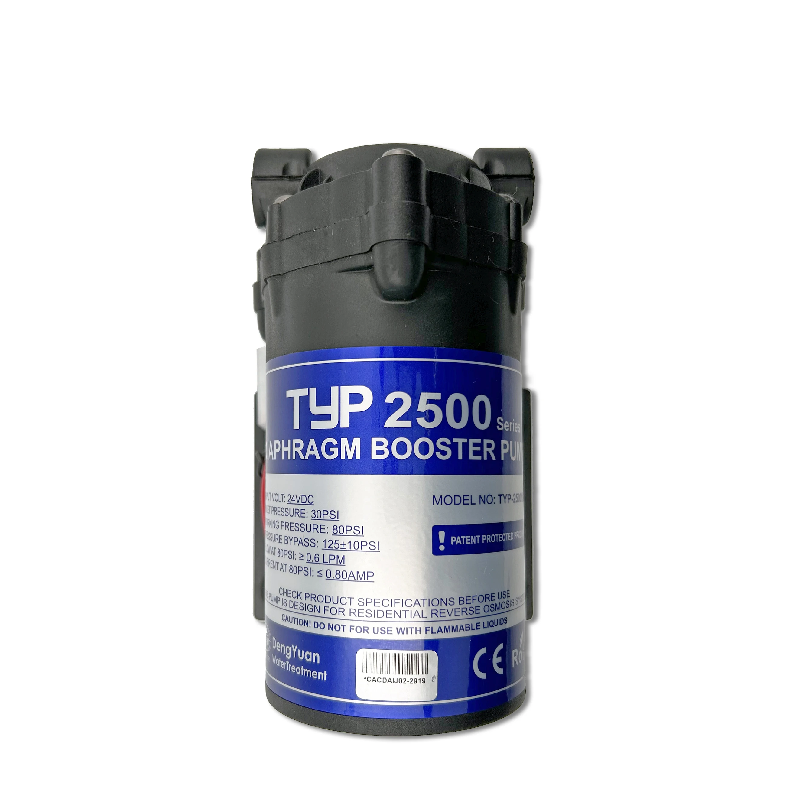 Deng Yuan RO Water Booster Pump, for Household Purifier 50GPD/Misting System/Gardening
Deng Yuan RO Water Booster Pump, for Household Purifier 50GPD/Misting System/Gardening