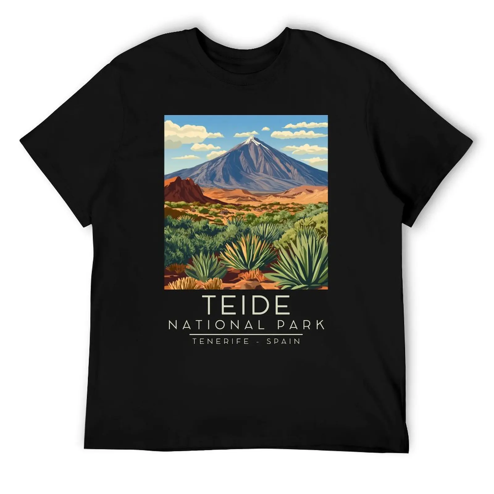 A Vintage Illustration of Teide National Park - Tenerife - Spain T-Shirt man t shirts cotton T-Shirt
A Vintage Illustration of Teide National Park - Tenerife - Spain T-Shirt man t shirts cotton T-Shirt