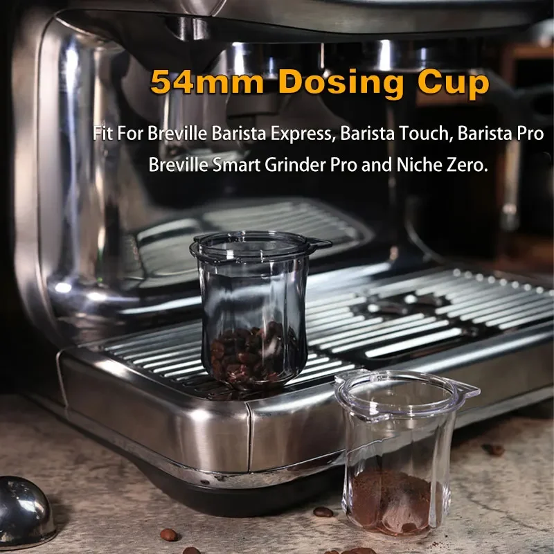 54mm Dosing Cup Coffee Powder Feeder Fit 54mm Portafilters For Breville 878/870 Espresso Machine Espresso Maker Accessories Milk
54mm Dosing Cup Coffee Powder Feeder Fit 54mm Portafilters For Breville 878/870 Espresso Machine Espresso Maker Accessories Milk