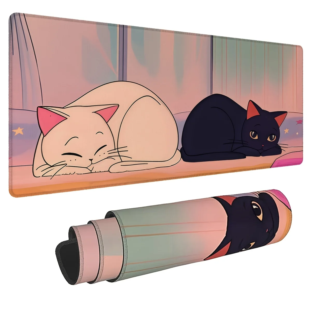 Cute cat mousepad has an anti-slip rubber that is durable and suitable for gamers and offices It is washable and of high quality
Cute cat mousepad has an anti-slip rubber that is durable and suitable for gamers and offices It is washable and of high quality