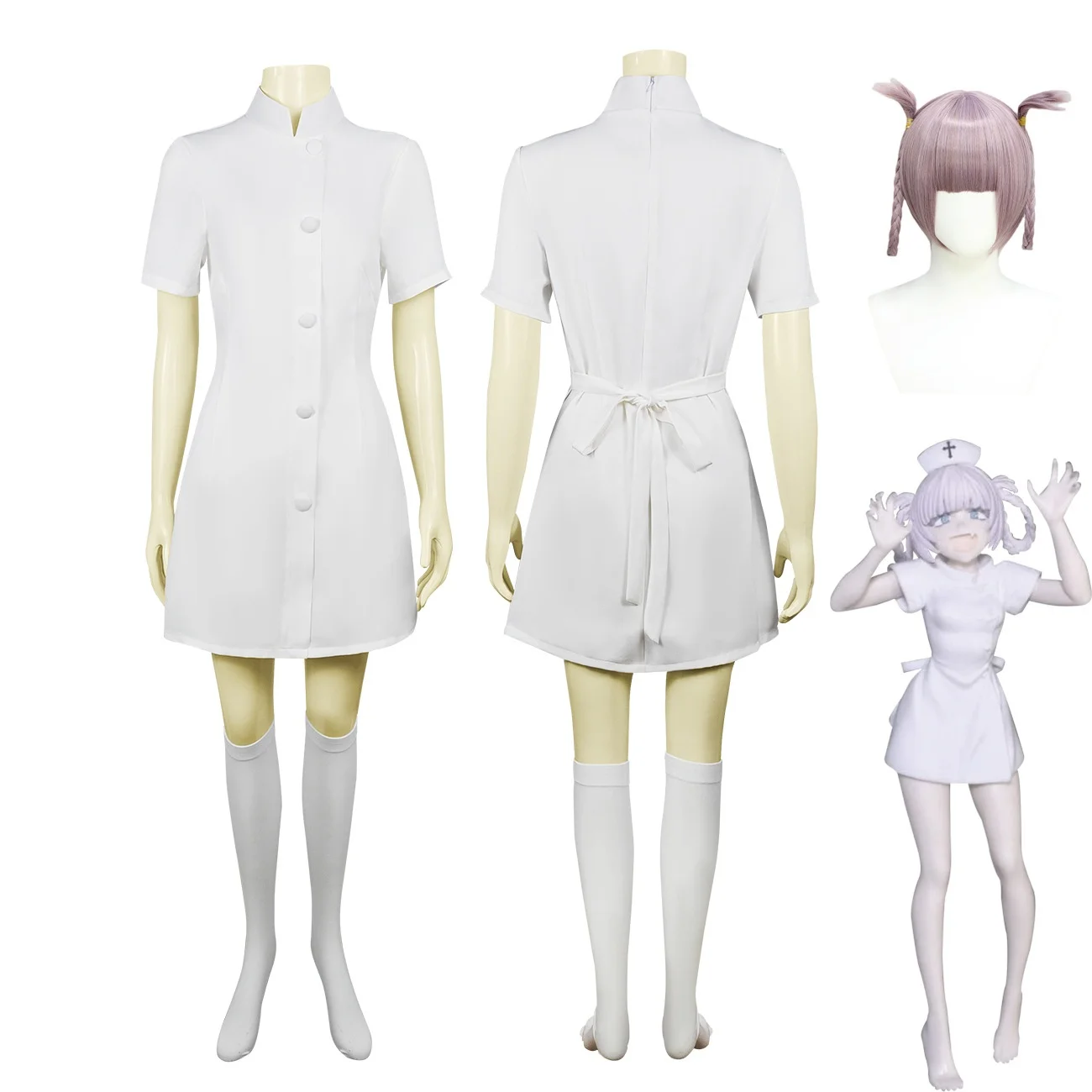 Anime CALL OF THE NIGHT Cosplay Nazuna Costume Wig
Anime CALL OF THE NIGHT Cosplay Nazuna Costume Wig