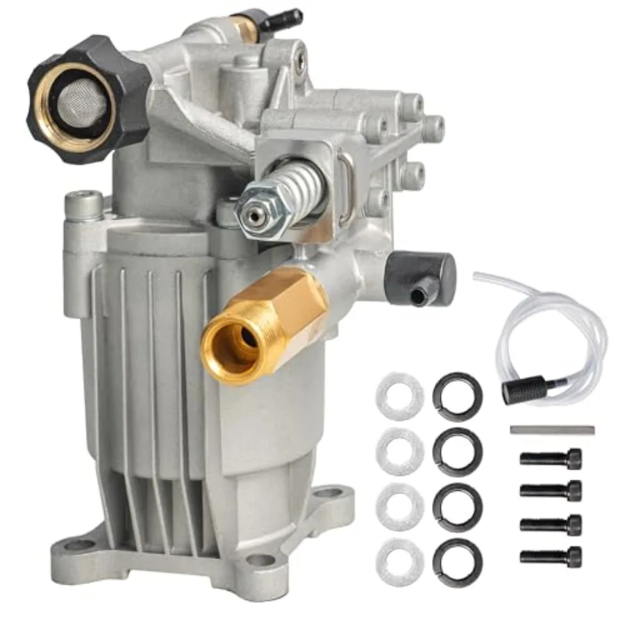 3/4" Shaft Horizontal Pressure Washer Pump 3400PSI 2.5GPM Replacement Pump for Power Washer Power Washer Pump for Gas Washer Co
3/4" Shaft Horizontal Pressure Washer Pump 3400PSI 2.5GPM Replacement Pump for Power Washer Power Washer Pump for Gas Washer Co