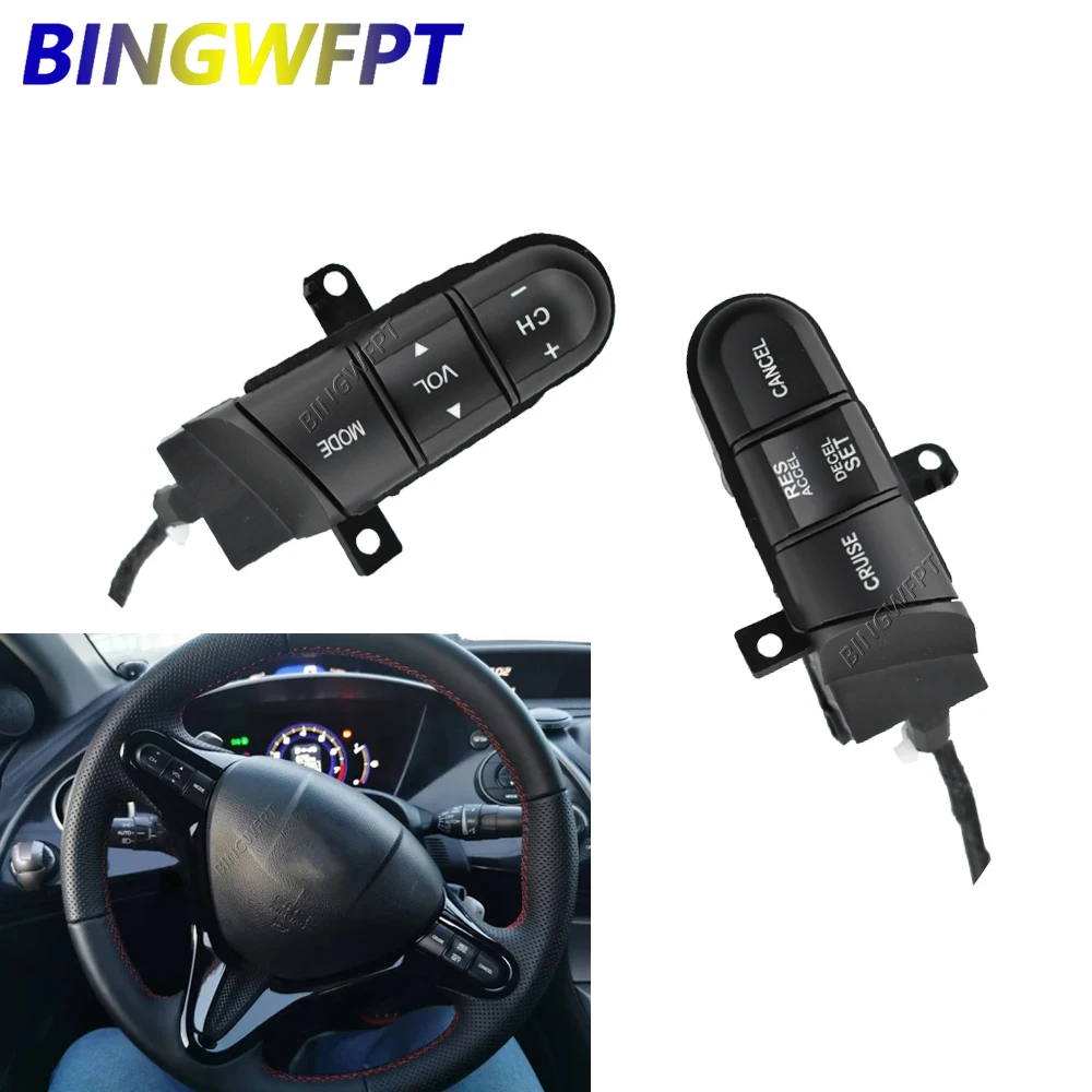 For Honda Fit 2008-2014 For Honda Civic 2006-2011 Red/Green Backlight Steering Wheel Audio Cruise Control Switch Button
For Honda Fit 2008-2014 For Honda Civic 2006-2011 Red/Green Backlight Steering Wheel Audio Cruise Control Switch Button
