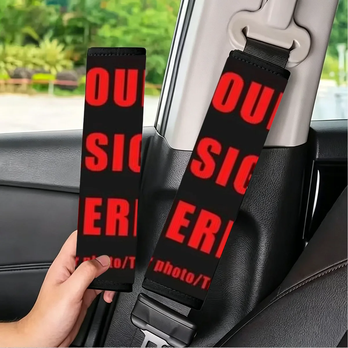 Custom DIY Personalized Print Car Seat Belt Shoulder Pad Add Photo Text Logo Soft Comfort Safety Strap Protector Cover For Cars
Custom DIY Personalized Print Car Seat Belt Shoulder Pad Add Photo Text Logo Soft Comfort Safety Strap Protector Cover For Cars