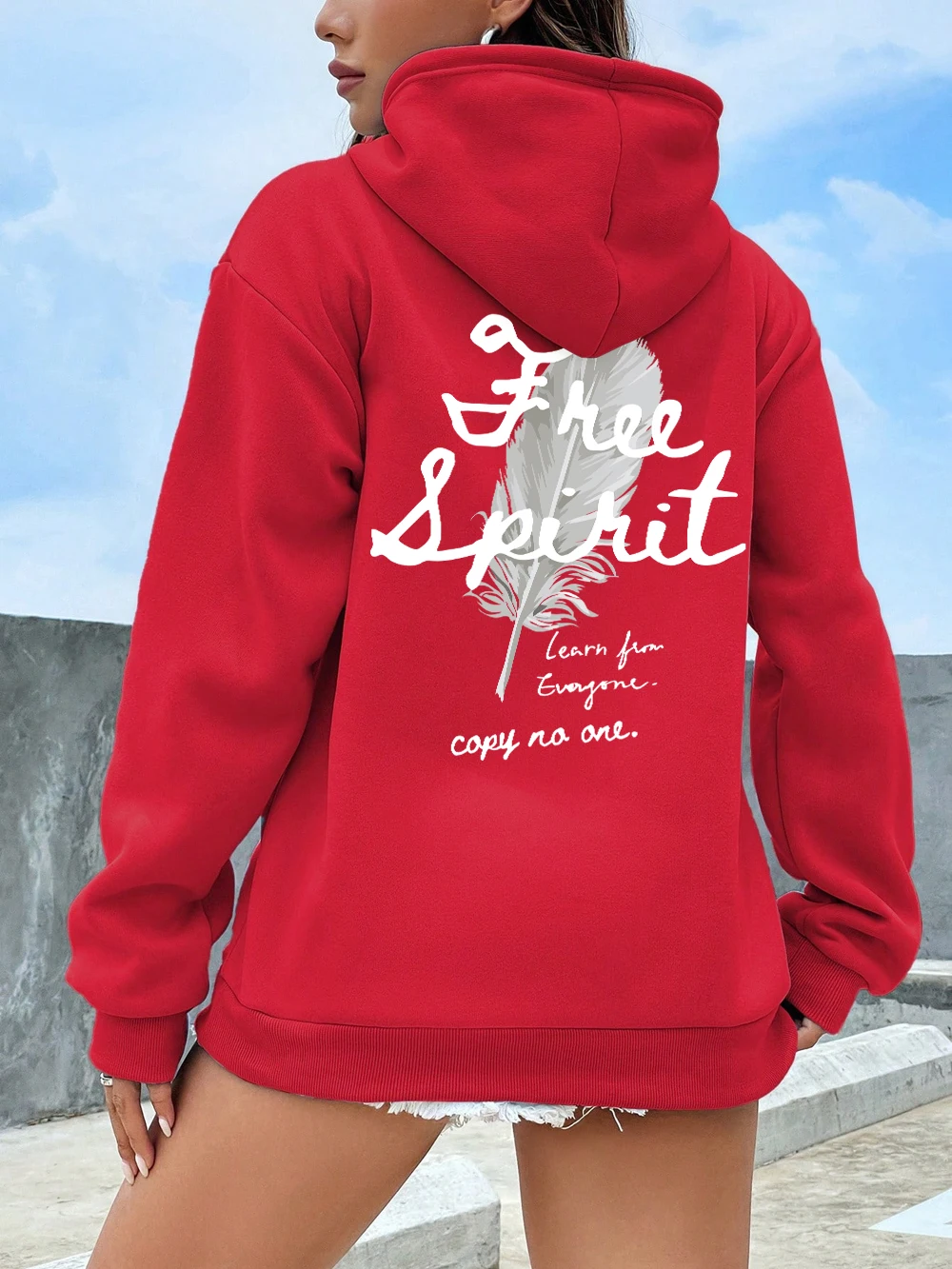 Толстовки с принтом перьев и букв, женские зимние флисовые теплые толстовки, повседневные пуловеры с карманами, удобная свободная женская одежда
Толстовки с принтом перьев и букв, женские зимние флисовые теплые толстовки, повседневные пуловеры с карманами, удобная свободная женская одежда