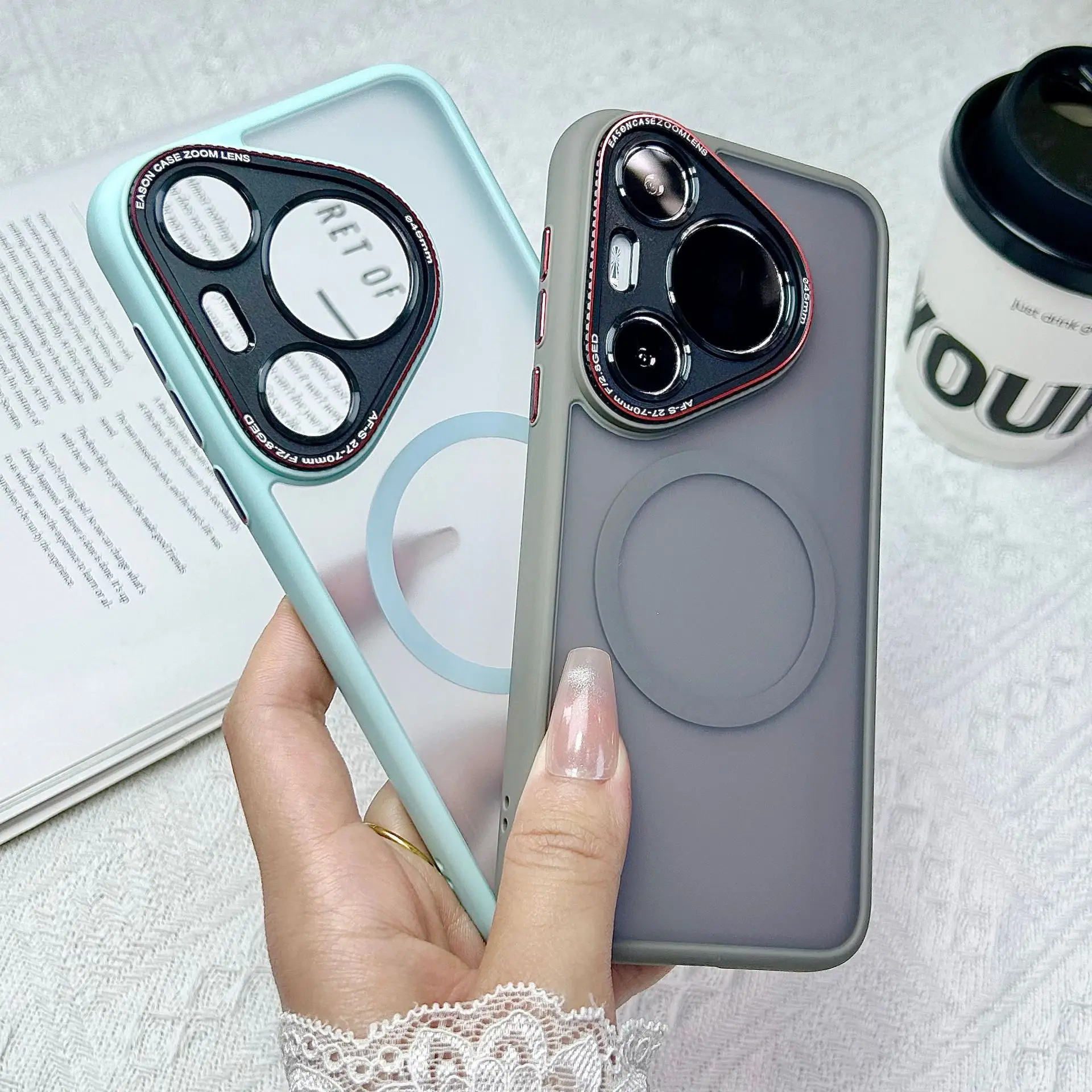 For Huawei Pura 70 Pro Plus Ultra Case Magsafe Wireless Charging Frosted Matte Translucent Skin Friendly Grip Bumper Case Cover
For Huawei Pura 70 Pro Plus Ultra Case Magsafe Wireless Charging Frosted Matte Translucent Skin Friendly Grip Bumper Case Cover