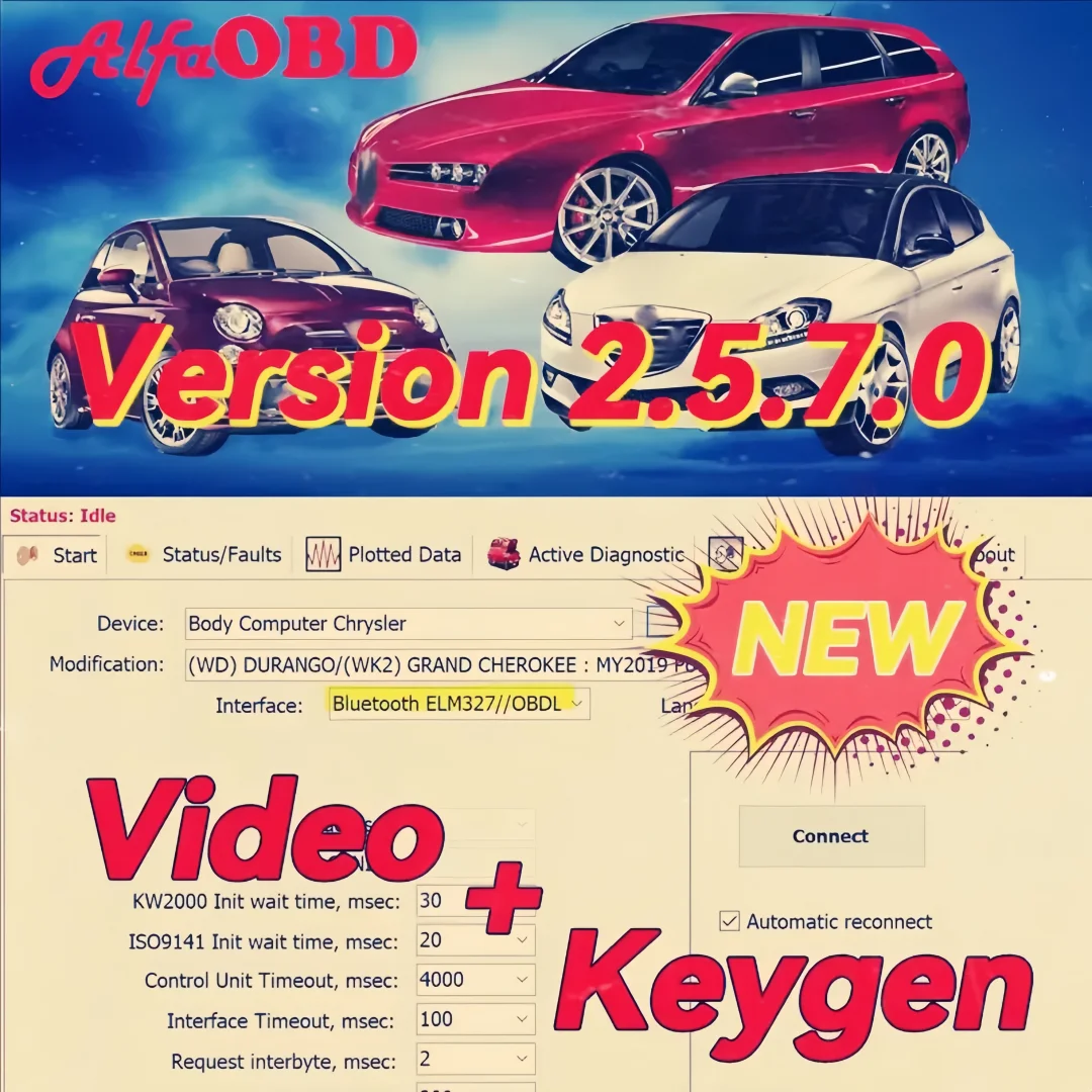2026 Herramienta de Diagnóstico Automotriz AlfaOBD 2.5.7.0 Herramienta de Programación de Llaves y Codificación de ECU para
2026 Herramienta de Diagnóstico Automotriz AlfaOBD 2.5.7.0 Herramienta de Programación de Llaves y Codificación de ECU para