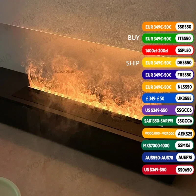 Smart 3D Atomizing Fireplaces Embedded Simulation Flame Humidifier European Home Decoration Living Room Porch Electric Fireplace
Smart 3D Atomizing Fireplaces Embedded Simulation Flame Humidifier European Home Decoration Living Room Porch Electric Fireplace