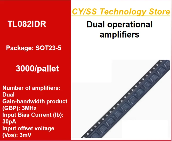 2500 шт./лот, оригинальный SMD TL082IDR SOIC-8, двойной операционный усилитель, микросхема 
2500 шт./лот, оригинальный SMD TL082IDR SOIC-8, двойной операционный усилитель, микросхема