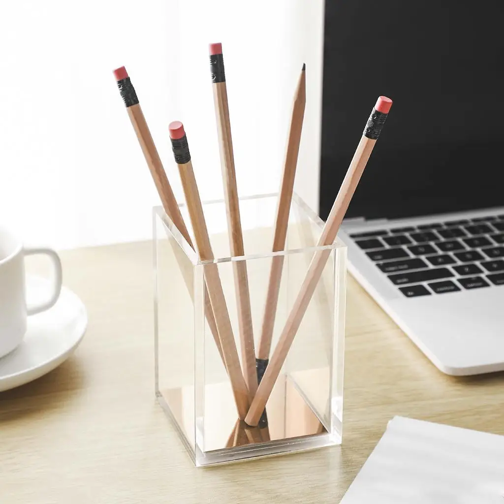 Acrylic Desktop Stationery Square Pen Holder Stationery Oragnizer Pen Container Pencil Pen Holder Clear Makeup Brush Organizer
Acrylic Desktop Stationery Square Pen Holder Stationery Oragnizer Pen Container Pencil Pen Holder Clear Makeup Brush Organizer