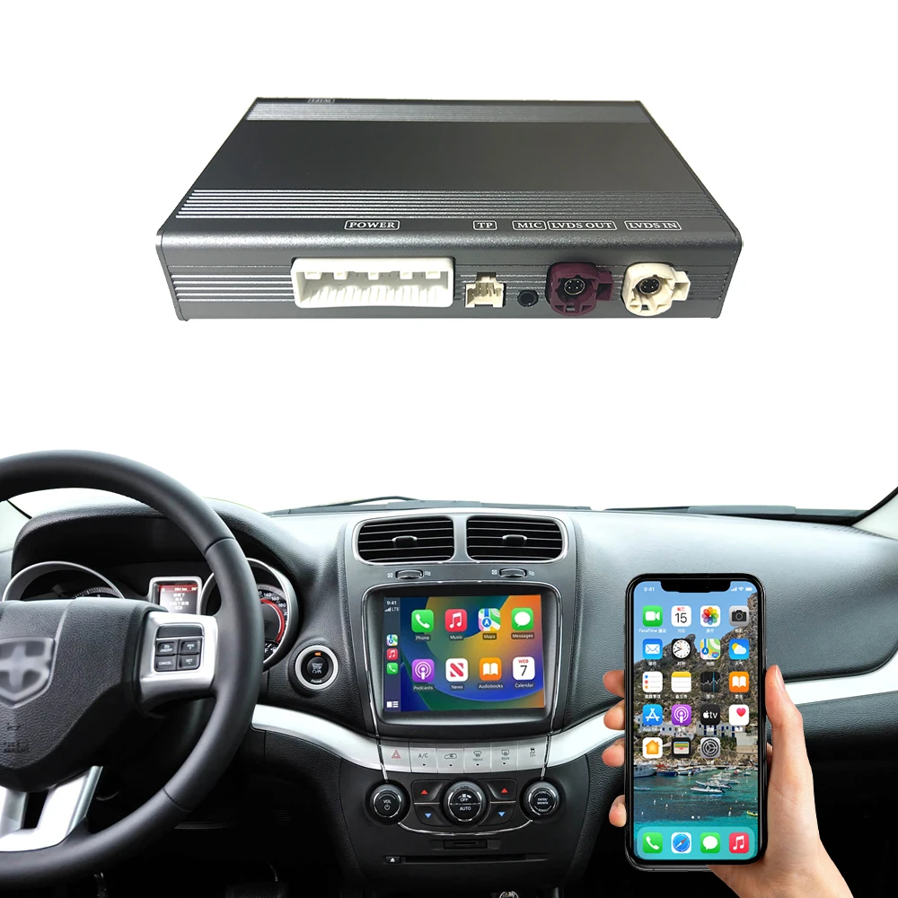 Wireless Carplay Android Auto for Journey 2013-2016 Radio Car DVD Player Mirror Link GPS Navigation MMI Carplay Box
Wireless Carplay Android Auto for Journey 2013-2016 Radio Car DVD Player Mirror Link GPS Navigation MMI Carplay Box