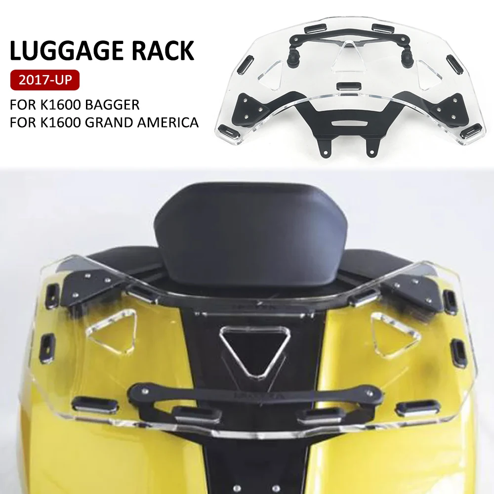 Задний верхний чехол для мотоцикла, багажник, дополнительная полка для багажа, полка для BMW K1600 Grand America K1600GA K1600 BAGGER 2017-UP
Задний верхний чехол для мотоцикла, багажник, дополнительная полка для багажа, полка для BMW K1600 Grand America K1600GA K1600 BAGGER 2017-UP