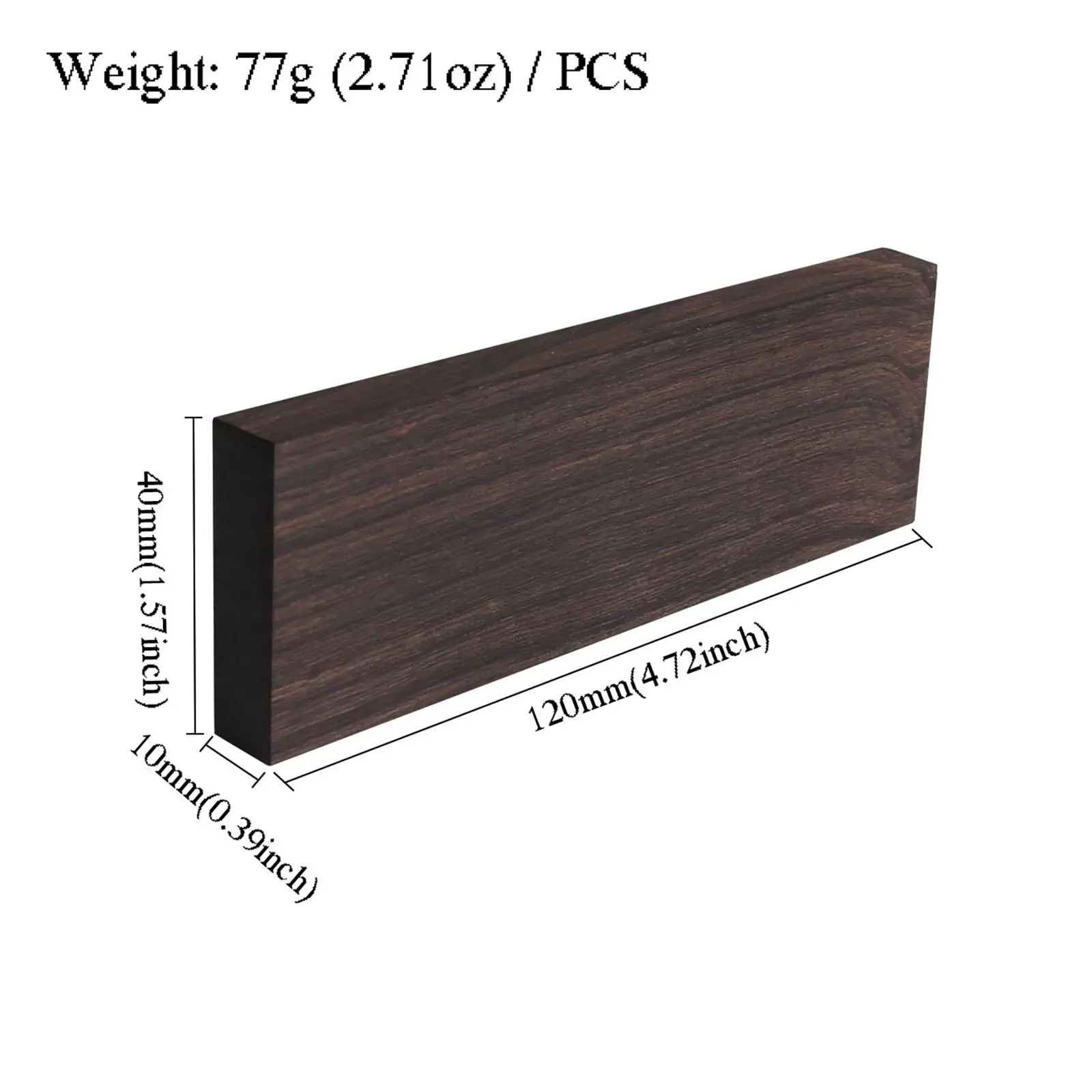 Ebony Lumber Wood Plate for Guitar DIY Tools Musical Instrument Knob Bridge Craft Material
Ebony Lumber Wood Plate for Guitar DIY Tools Musical Instrument Knob Bridge Craft Material