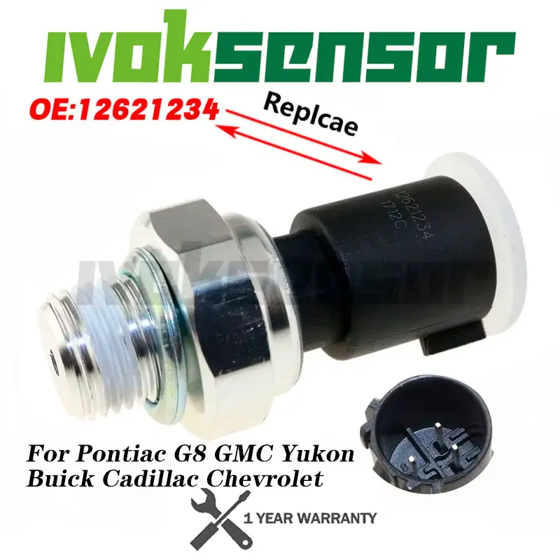 Датчик давления масла с фильтром для Pontiac G8, GMC Yukon, Buick, Cadillac, Chevrolet 12621234, 12673134, 12596951
Датчик давления масла с фильтром для Pontiac G8, GMC Yukon, Buick, Cadillac, Chevrolet 12621234, 12673134, 12596951