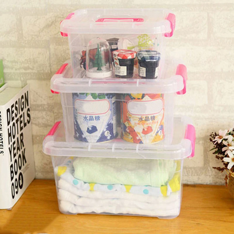 Durable Storage Organizer Transparent Plastic Containers Candy Biscuit Toy Clothing Storage Box Portable High Quality Clear Box
Durable Storage Organizer Transparent Plastic Containers Candy Biscuit Toy Clothing Storage Box Portable High Quality Clear Box