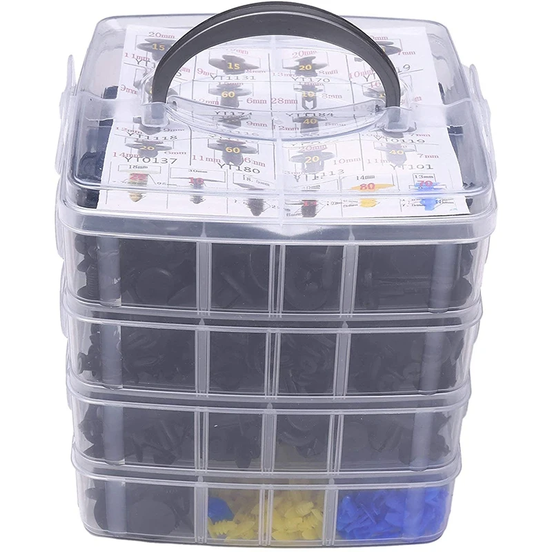 650Pcs Car Fastener Clips Mixed Auto Fastener Clip Door Trim Panel Auto Bumper Rivet Push Retainer Pin Car Accessories
650Pcs Car Fastener Clips Mixed Auto Fastener Clip Door Trim Panel Auto Bumper Rivet Push Retainer Pin Car Accessories