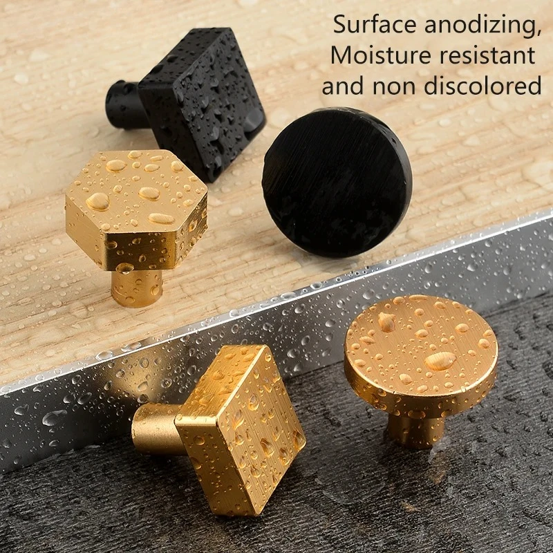 Minimalist Cabinet Door Drawer Knobs and Handles Kitchen Round Pull Cupboard Single-hole Black Square Handles for Furniture
Minimalist Cabinet Door Drawer Knobs and Handles Kitchen Round Pull Cupboard Single-hole Black Square Handles for Furniture