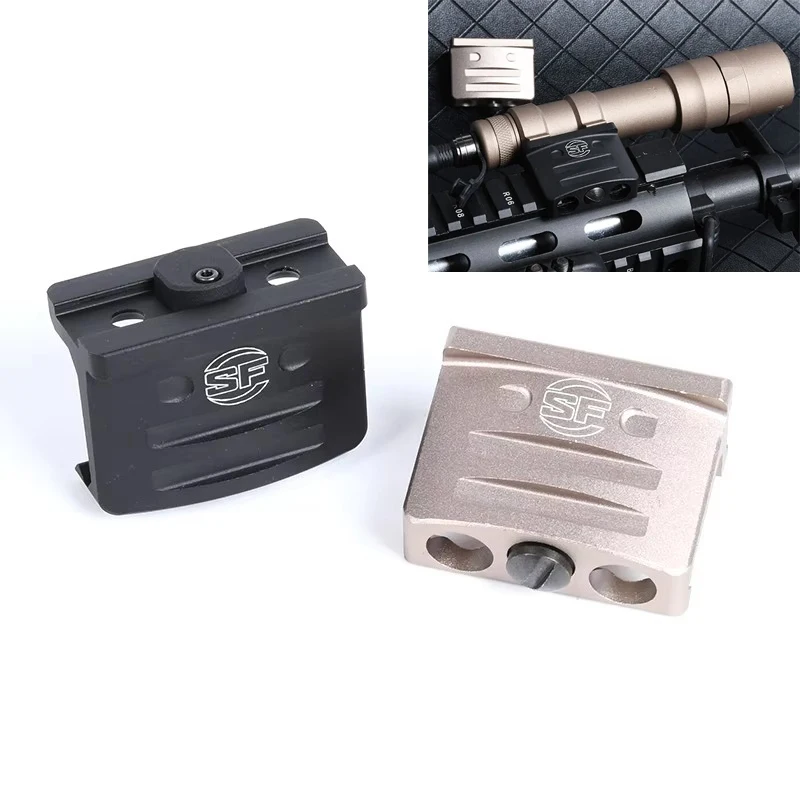 WADSN Tactical Surefir M300 M600 Flashlight Scout LED Light RM45 WEAPONLIGHT Mount M312V Airsoft Gun Accessory Picatinny Rail
WADSN Tactical Surefir M300 M600 Flashlight Scout LED Light RM45 WEAPONLIGHT Mount M312V Airsoft Gun Accessory Picatinny Rail