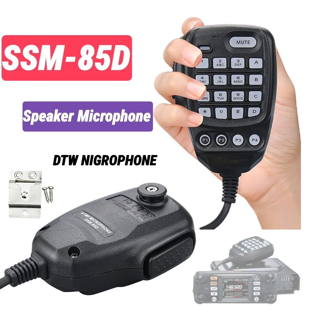 SSM-85D Handheld Speaker Microphone with DTMF Keypad for YAESU FTM-300DR FTM-200DE FTM-200DR FTM-300DE FTM-6000R FTM-510DR
SSM-85D Handheld Speaker Microphone with DTMF Keypad for YAESU FTM-300DR FTM-200DE FTM-200DR FTM-300DE FTM-6000R FTM-510DR
